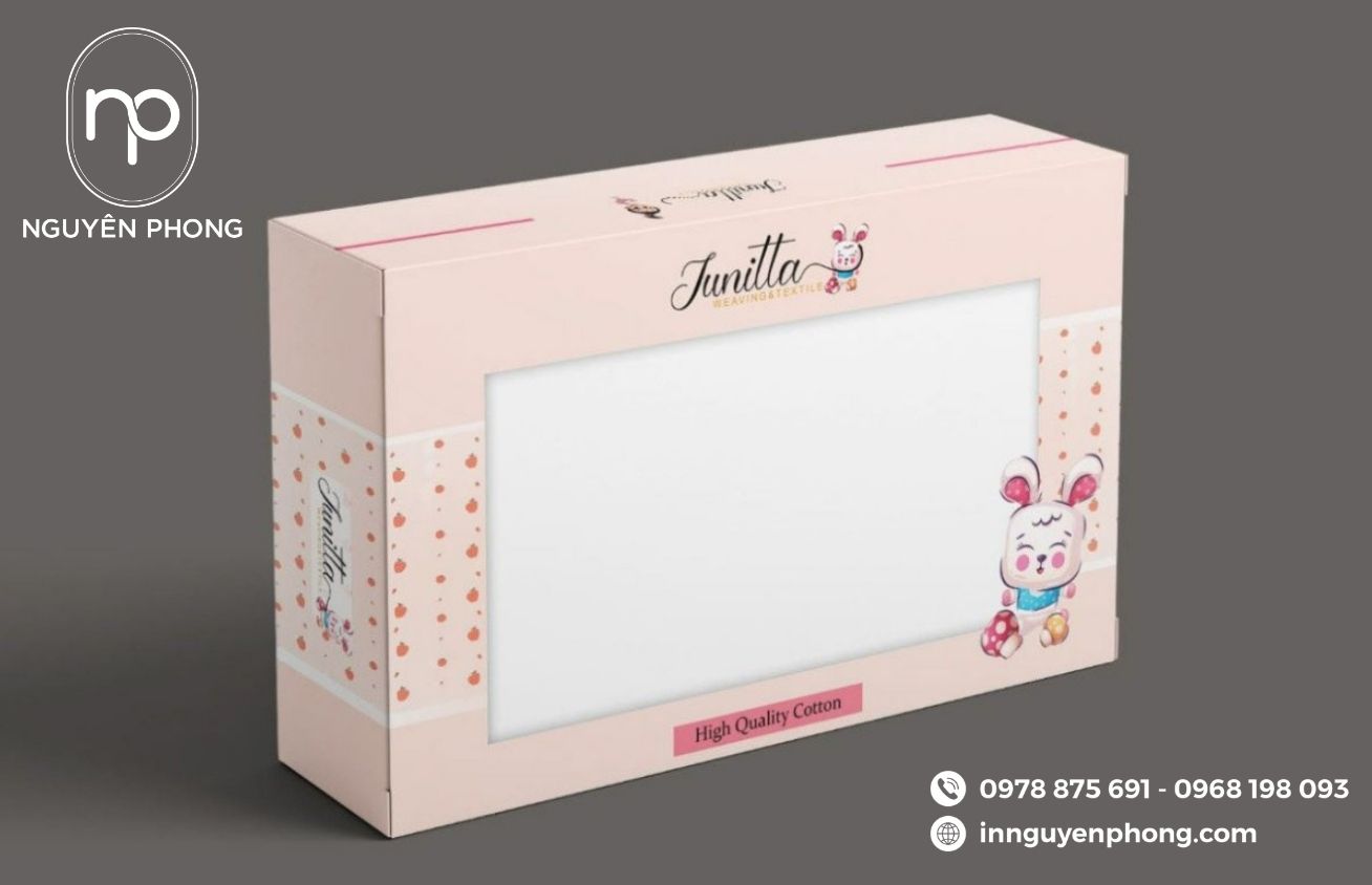 Mẫu hộp giấy đựng khăn tắm lấy ngay 